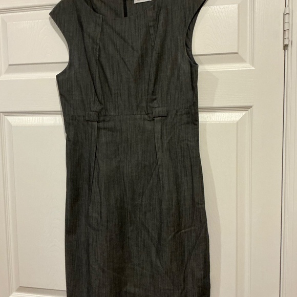 Calvin Klein Grey Dress Size 10 - Picture 3 of 4